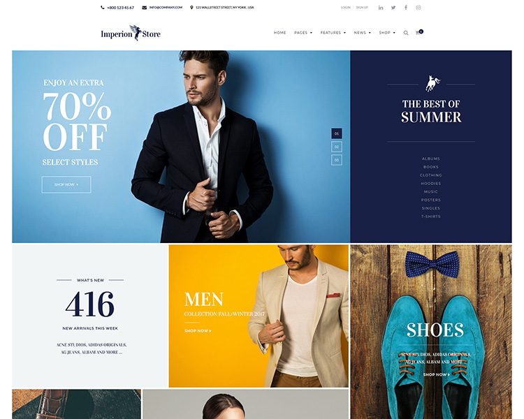 temă corporativă multifuncțională WordPress