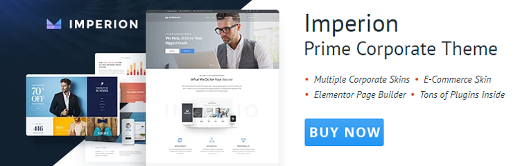 JetElements în tema corporativă multifuncțională WordPress