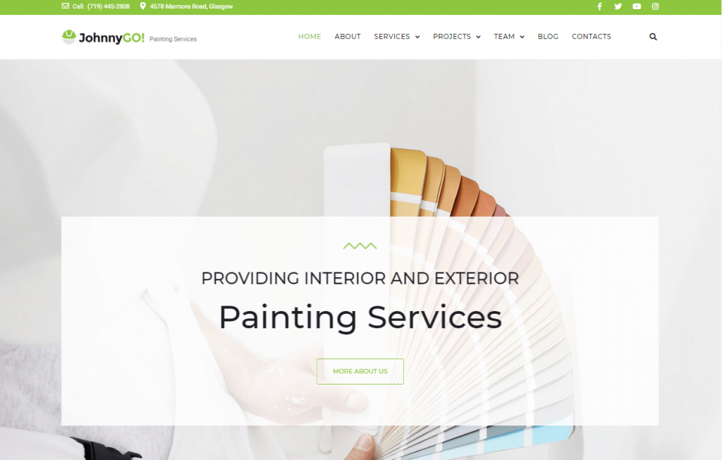 многоцелевая тема WordPress для домашних служб