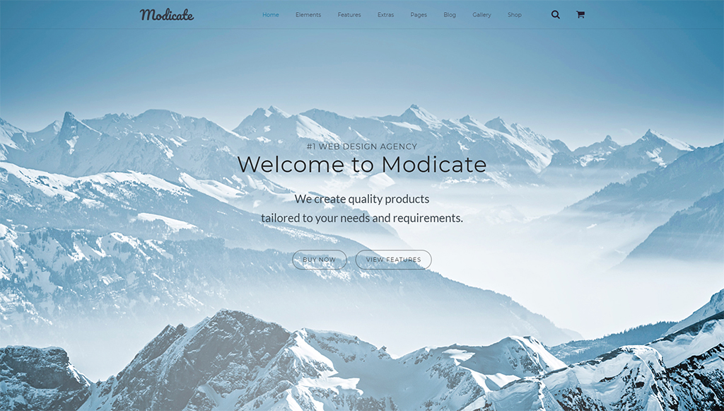 Modicate-Web DesignStudioWebサイトテンプレート