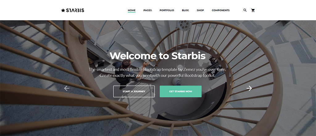 Starbis：最高のレスポンシブHTML5テンプレート