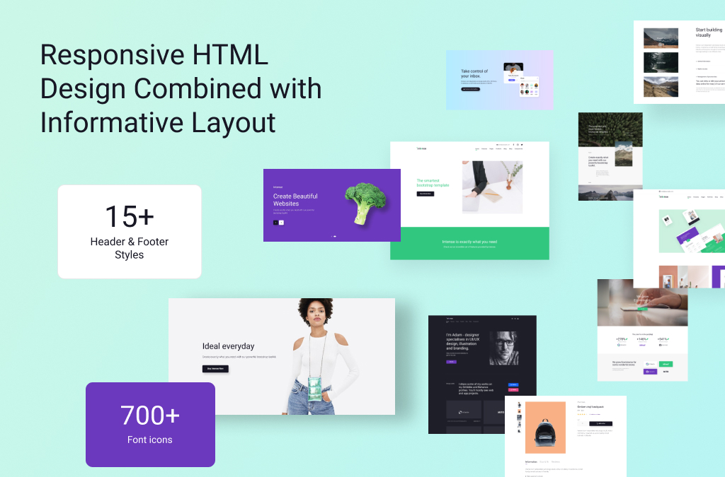 Meilleur modèle HTML polyvalent : conception réactive