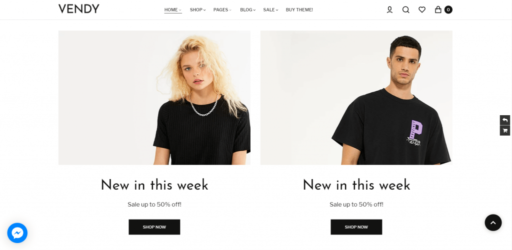 Tema Shopify per la moda