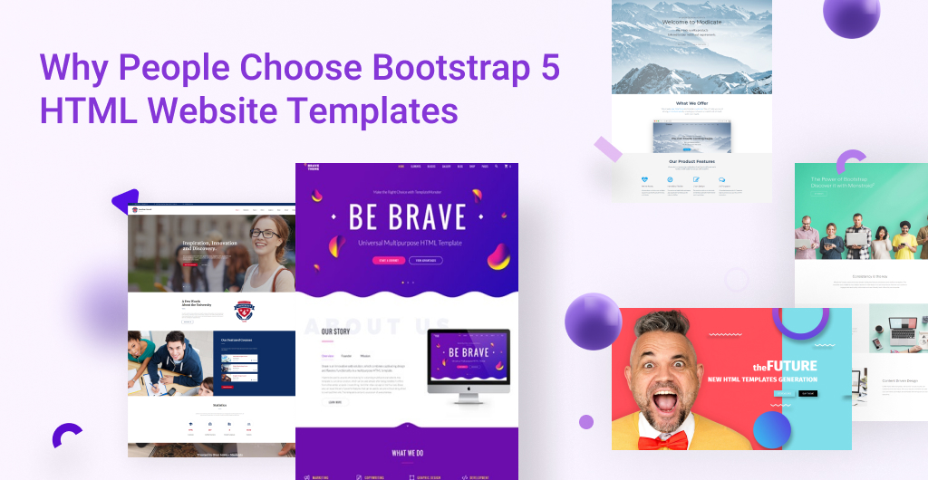 为什么人们选择 Bootstrap 5 HTML 网站模板