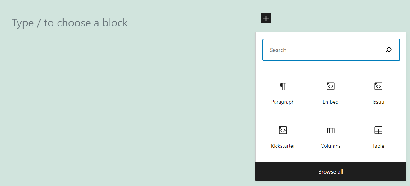 Agregar un bloque de Kickstarter en WordPress