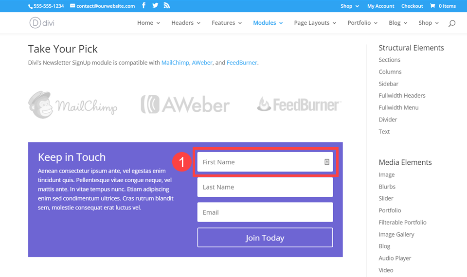 personalizzazione e-commerce con nome email optin divi
