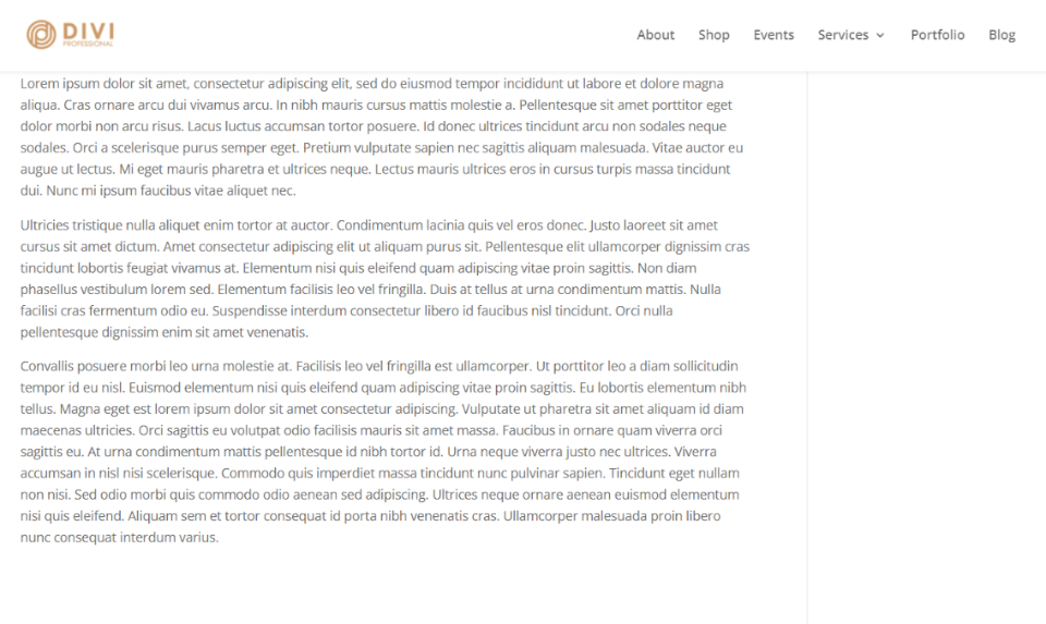 Nascondere il piè di pagina Divi predefinito da determinate pagine