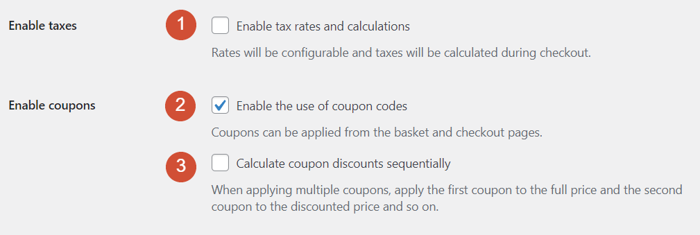 Configurazione delle impostazioni del coupon in WooCommerce