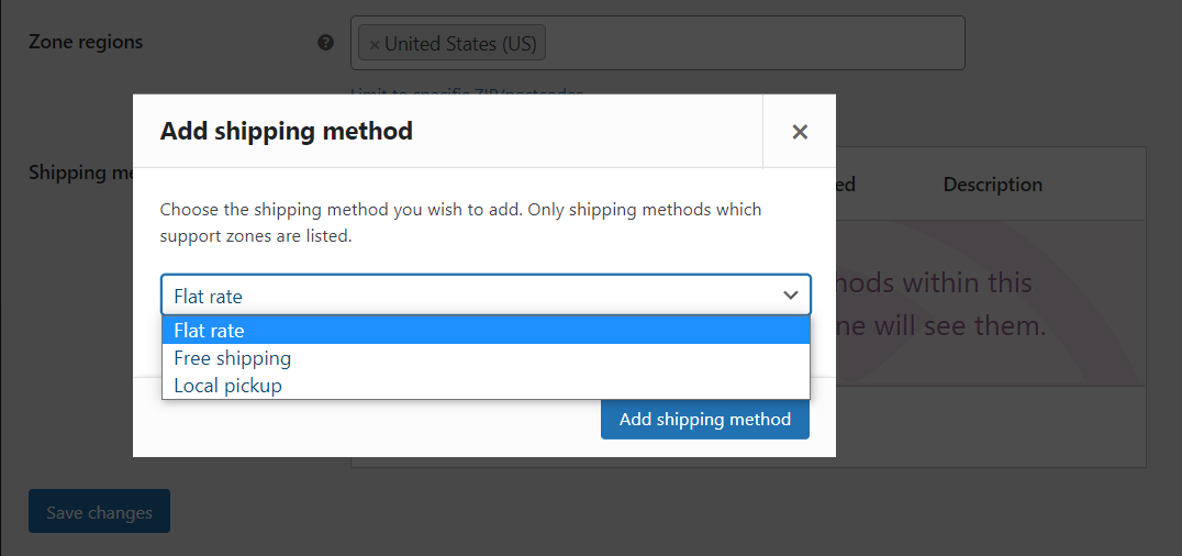 Scegliere un metodo di spedizione in WooCommerce