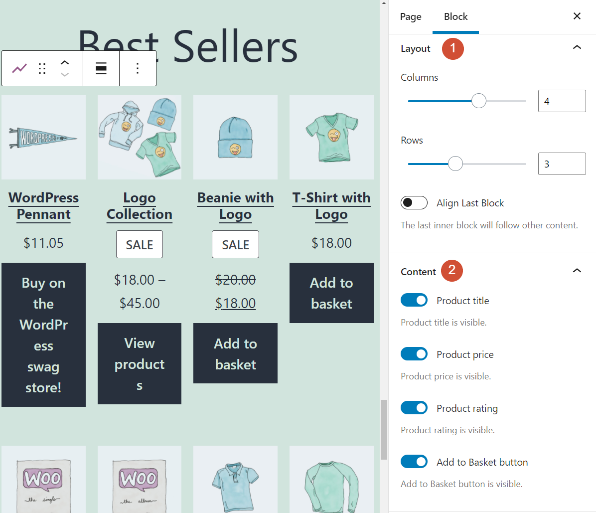 Le impostazioni per i prodotti più venduti si bloccano in WooCommerce