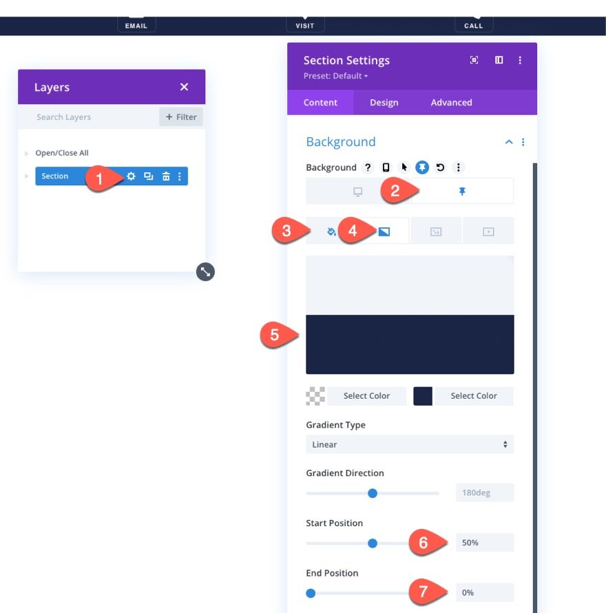 липкие нижние колонтитулы для мобильных устройств divi