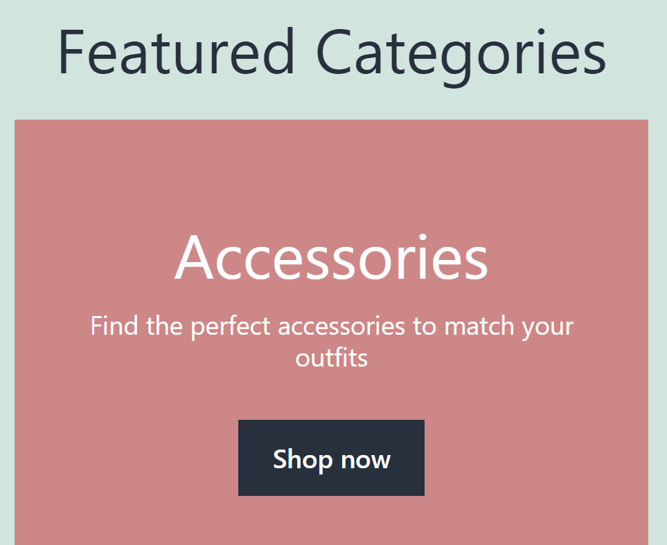 WooCommerce 中的特色類別部分