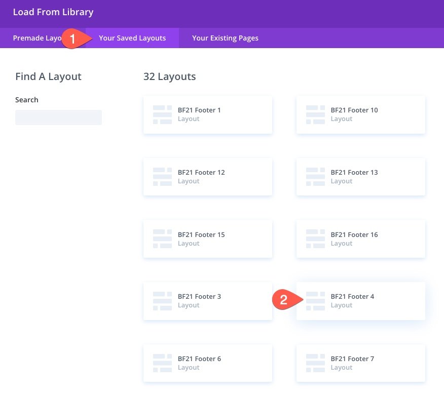 divi черная пятница заголовок нижний колонтитул пакет