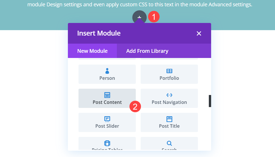 publicar módulo de contenido