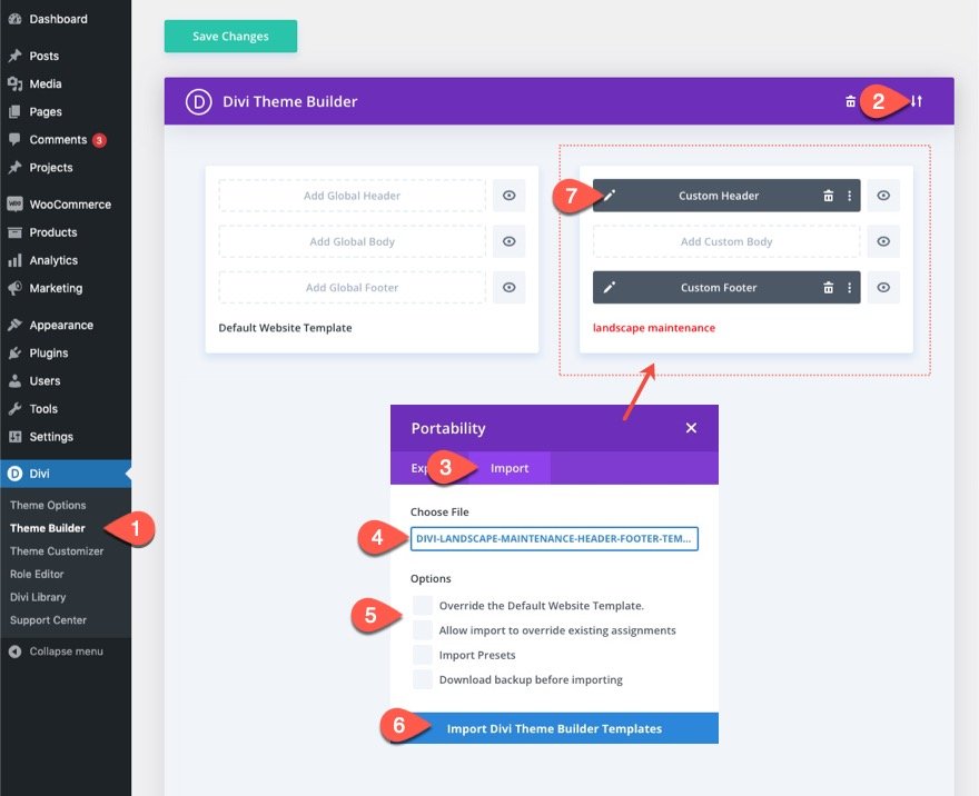 encabezado adhesivo divi para móvil