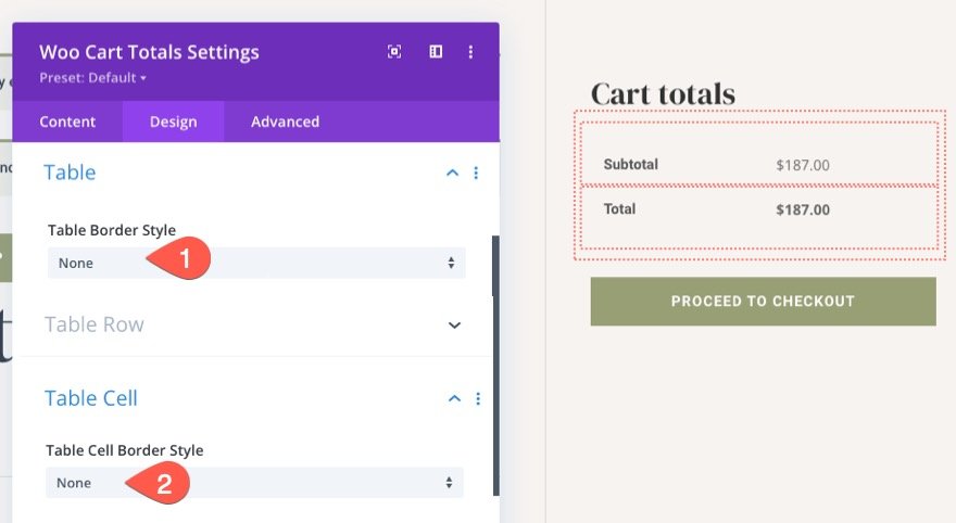 Divi WooCommerce 購物車頁面模板