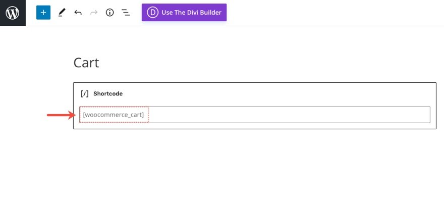 Divi WooCommerce 購物車頁面模板