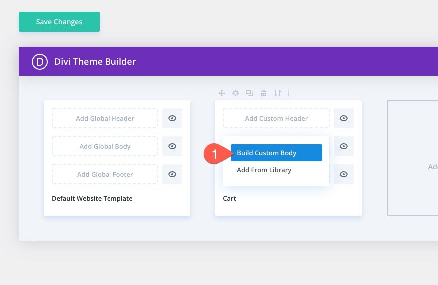 Divi WooCommerce 購物車頁面模板