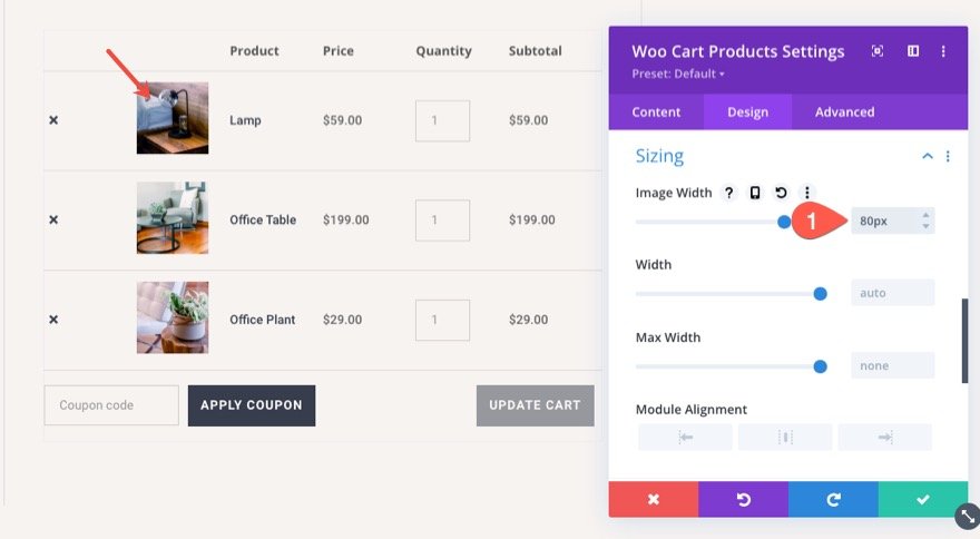 Divi WooCommerce 購物車頁面模板