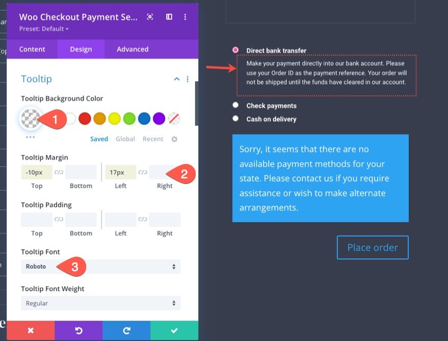 plantilla de página de pago de woocommerce para Divi