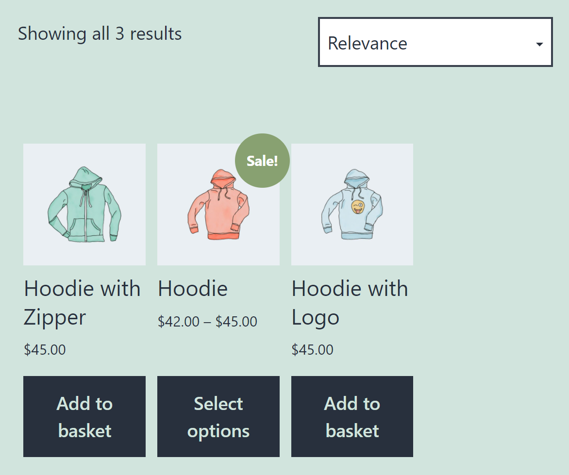 Hasil pencarian untuk hoodies di WooCommerce