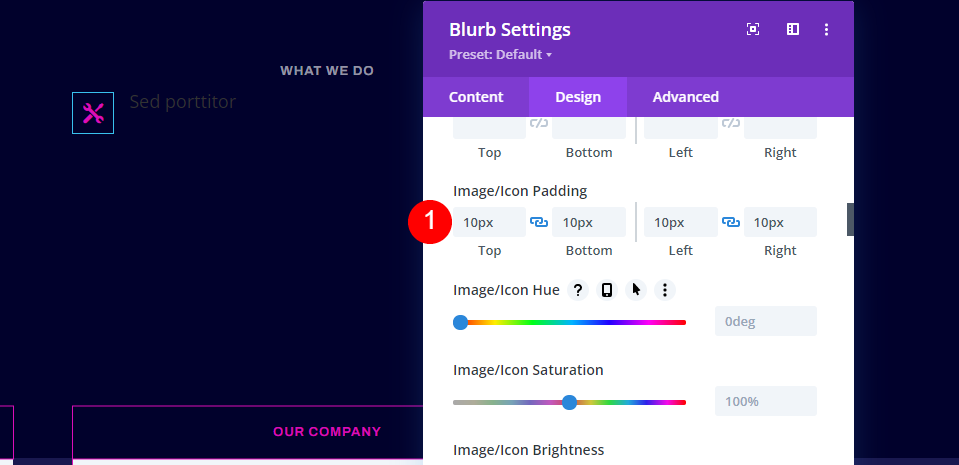Configurar el módulo de Blurb