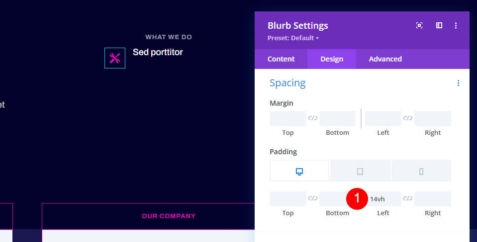 Configurar el módulo de Blurb