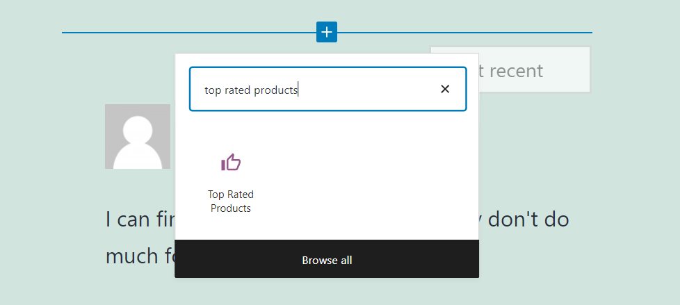 Ajout du bloc Produits les mieux notés dans WordPress