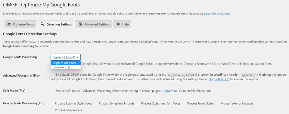 Ottimizza i caratteri di Google con un plugin per WordPress
