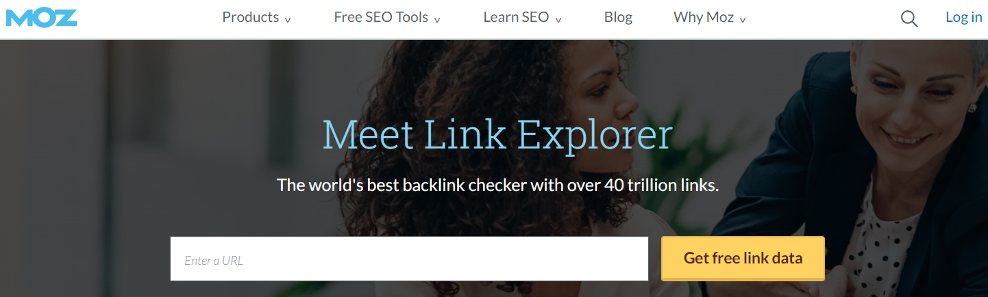 Moz Link Explorer.