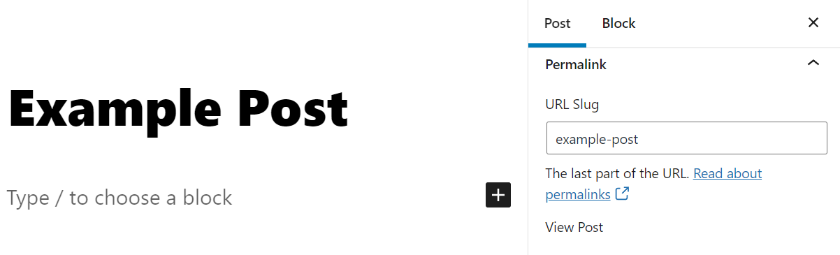 在 WordPress 中设置 slug