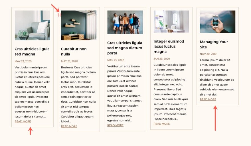 Ändern Sie die Anzahl der Spalten für das Divi-Blog-Modul mit CSS Grid