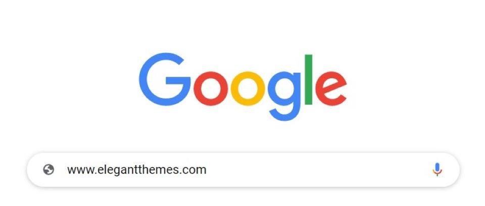 在 Google 中输入 URL