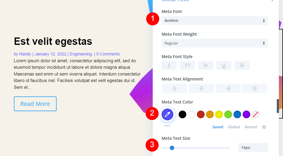 Aggiungi un dispositivo di scorrimento dei post