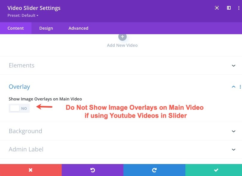 divi 粘性视频滑块