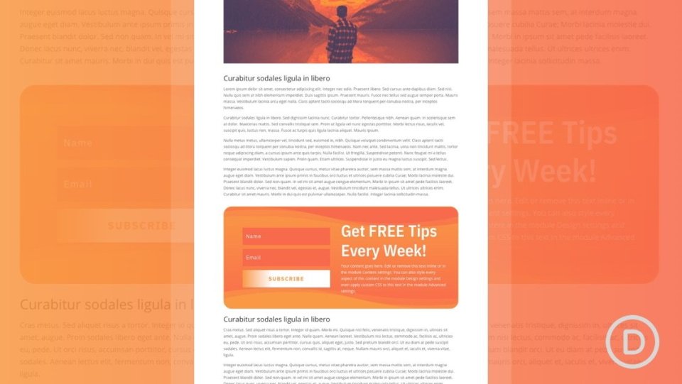 Gutenberg Blog Gönderinize Divi E-posta Seçeneği Ekleyin