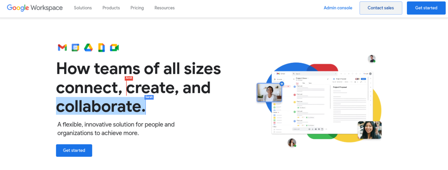 เว็บไซต์ Google Workspace