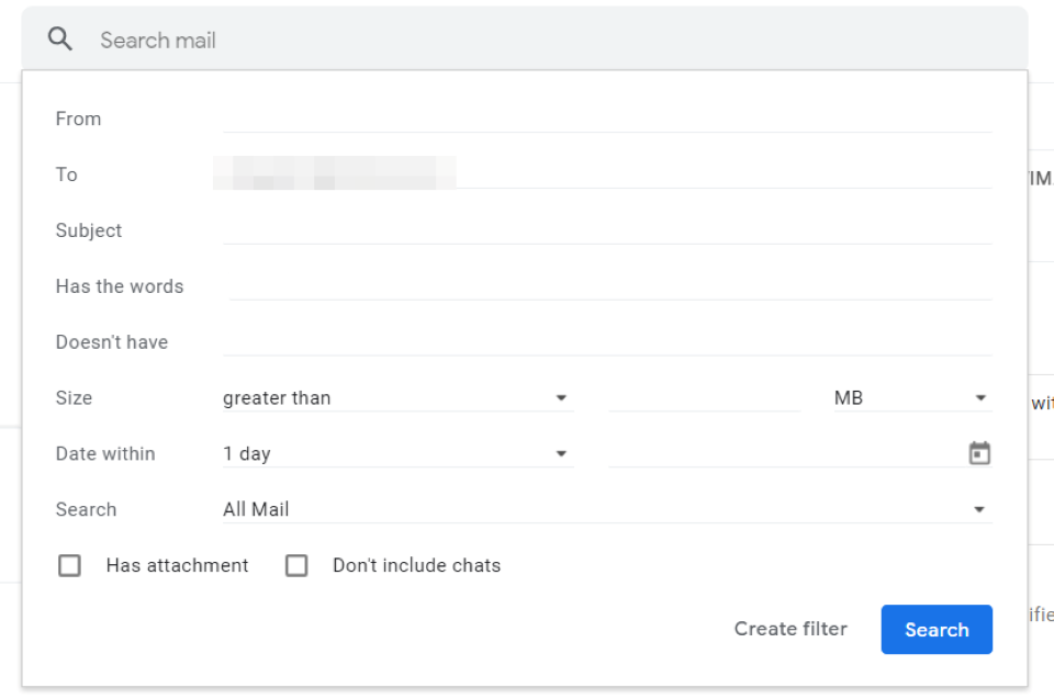 การสร้างตัวกรองใน Gmail