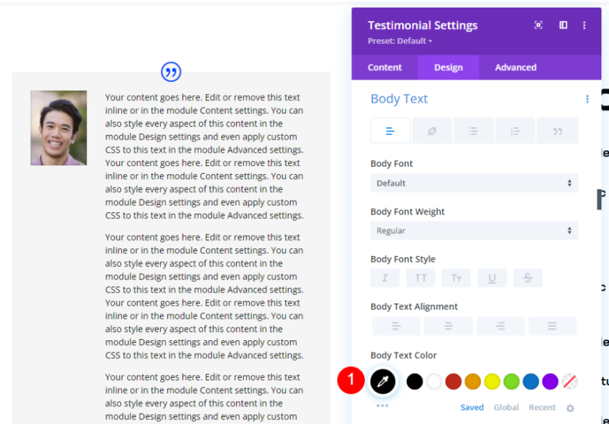 Responsive Testimonial Scenario One การจัดแต่งทรง
