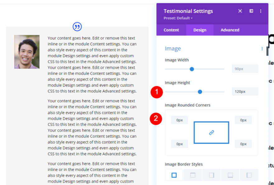 Responsive Testimonial Scenario One การจัดแต่งทรง