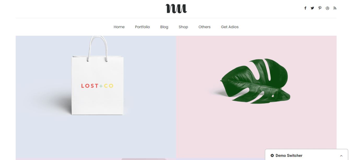 adios wordpress 포트폴리오 테마