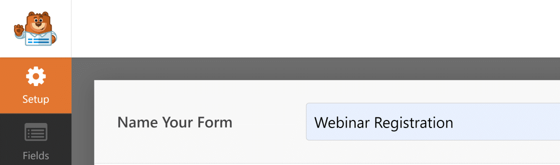 Webinar cu numele formularului