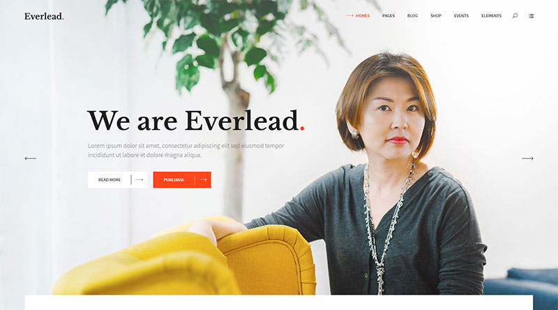2022년을 위한 20가지 최고의 이벤트 웹사이트 템플릿 13 Everlead WordPress Theme