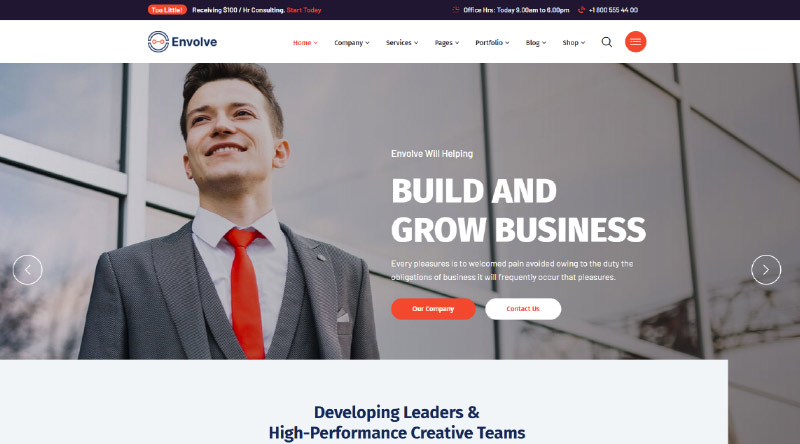 10 전문 디지털 에이전시 WordPress 테마 8 10 Professional Digital Agency WordPress Themes 1