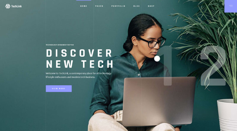Os 10 temas mais poderosos do WordPress para empresas de TI 3 TechLink IT WordPress Theme