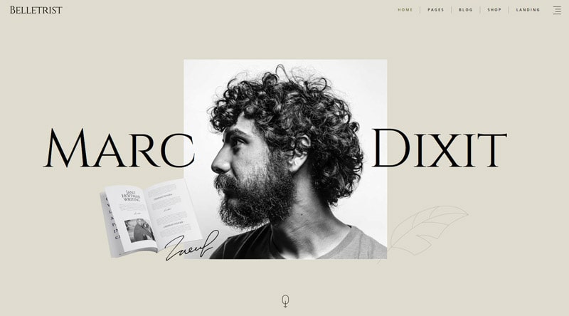 8 Temi WordPress per eBook per aumentare le vendite online 2 Belletrist WordPress Theme