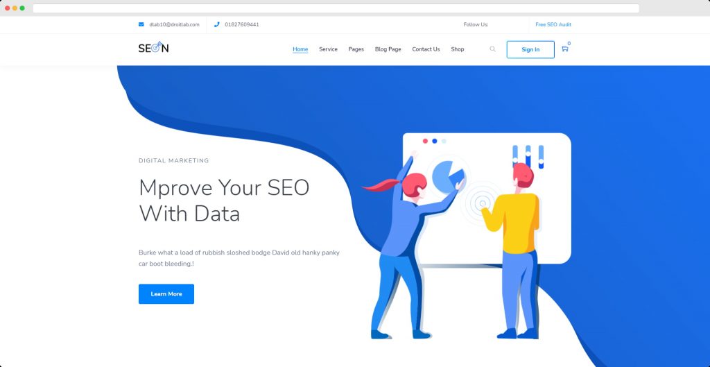 Seon – ธีม WordPress การตลาดดิจิทัล