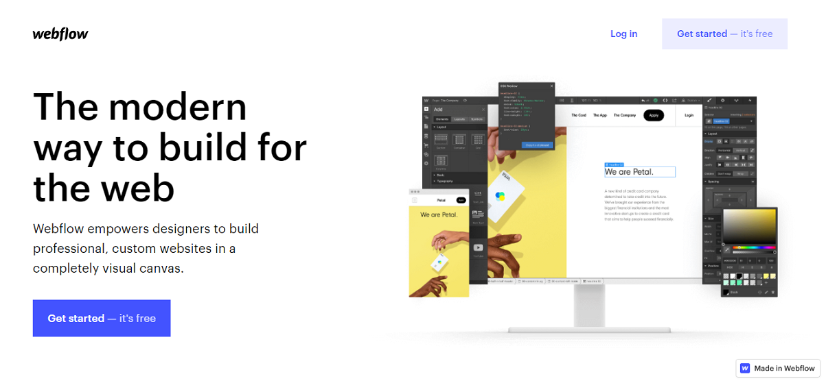 Webflow vs WordPress: รองรับ Webflow