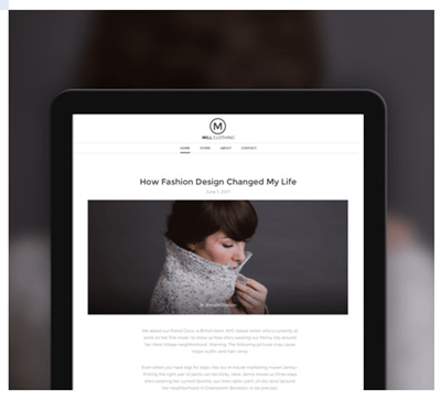 Weebly-บล็อก