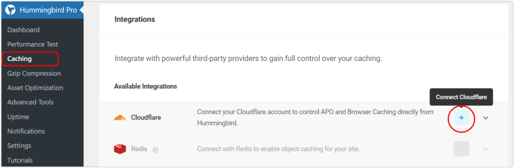 CF ในหน้าการรวม Hbird